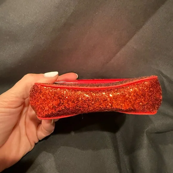 Miu Miu Red Glitter Kiss-lock snap Clutch/Coin Purse - Picture 4 of 16